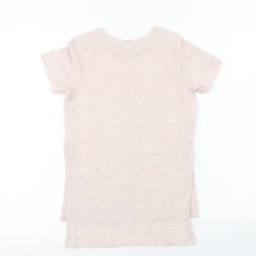 Matalan  Girls Pink   Basic T-Shirt Size 6 Years