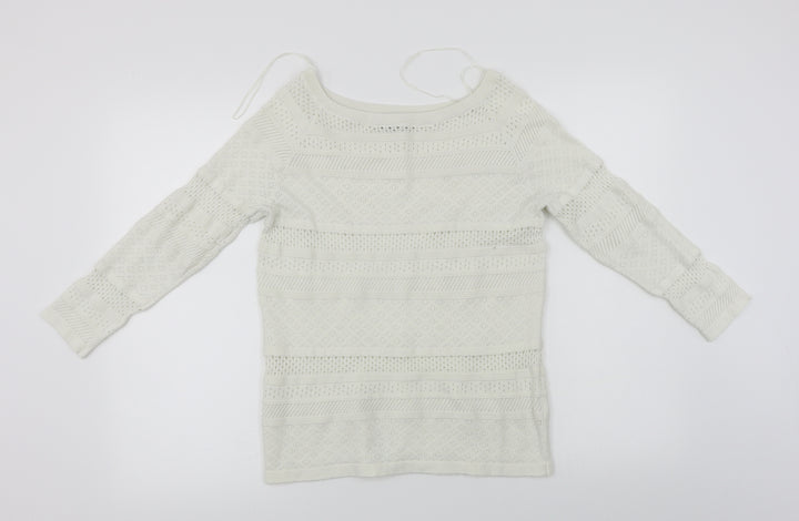 F&F Womens Ivory Pullover Jumper Size 10