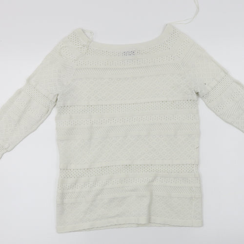 F&F  Womens Ivory   Pullover Jumper Size 10