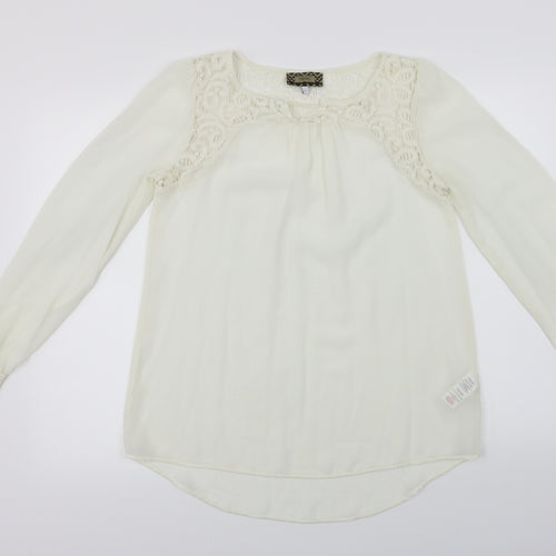 NEXT  Womens Ivory   Basic Blouse Size 8