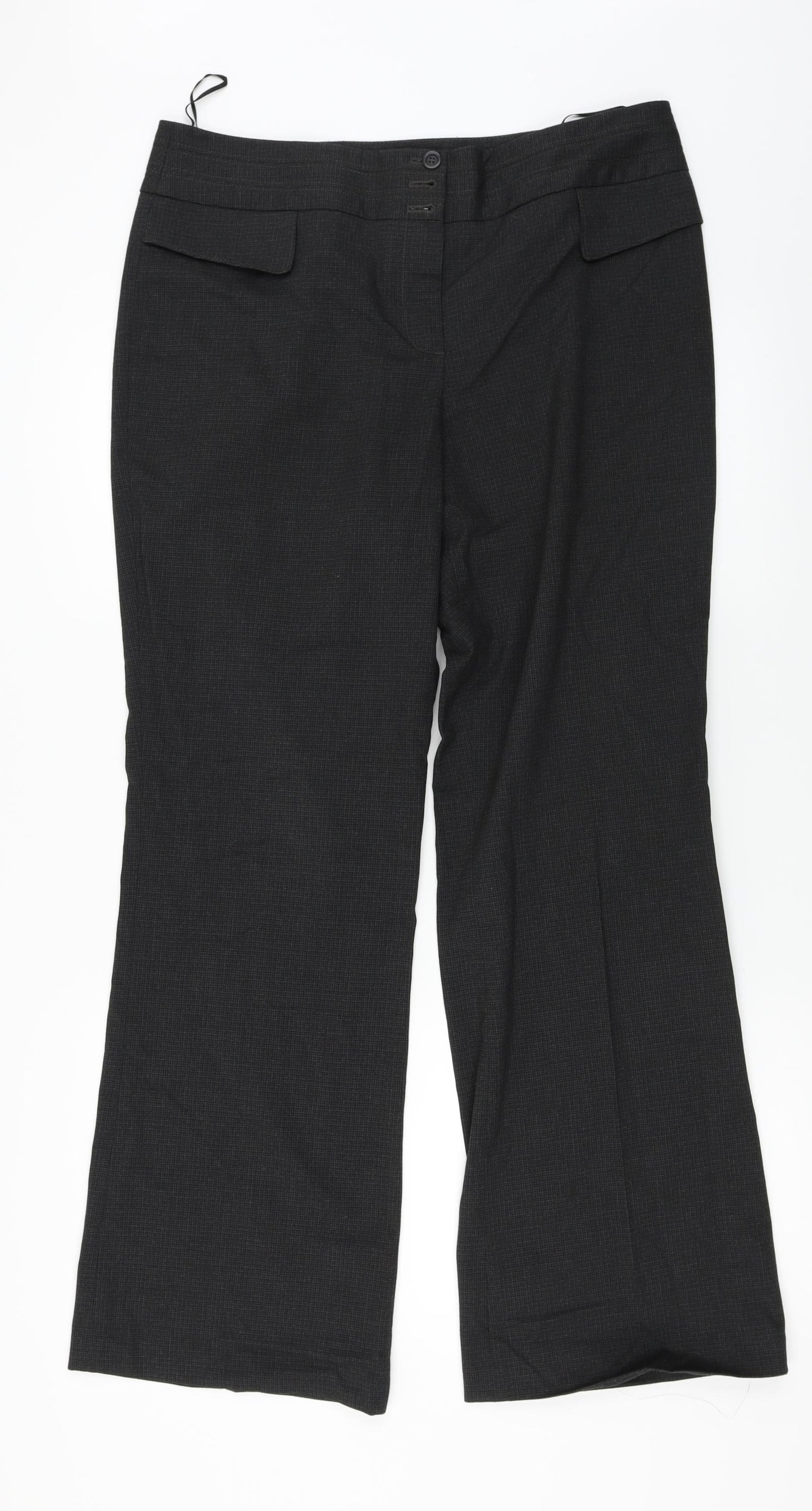 NEXT  Womens Grey   Trousers  Size 14 L27 in