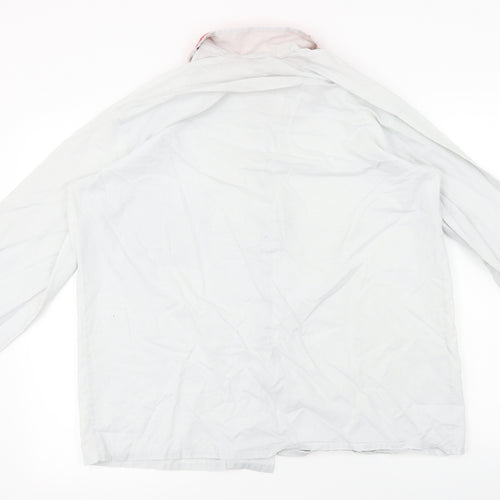 johns crafts Mens Ivory    Button-Up Size L