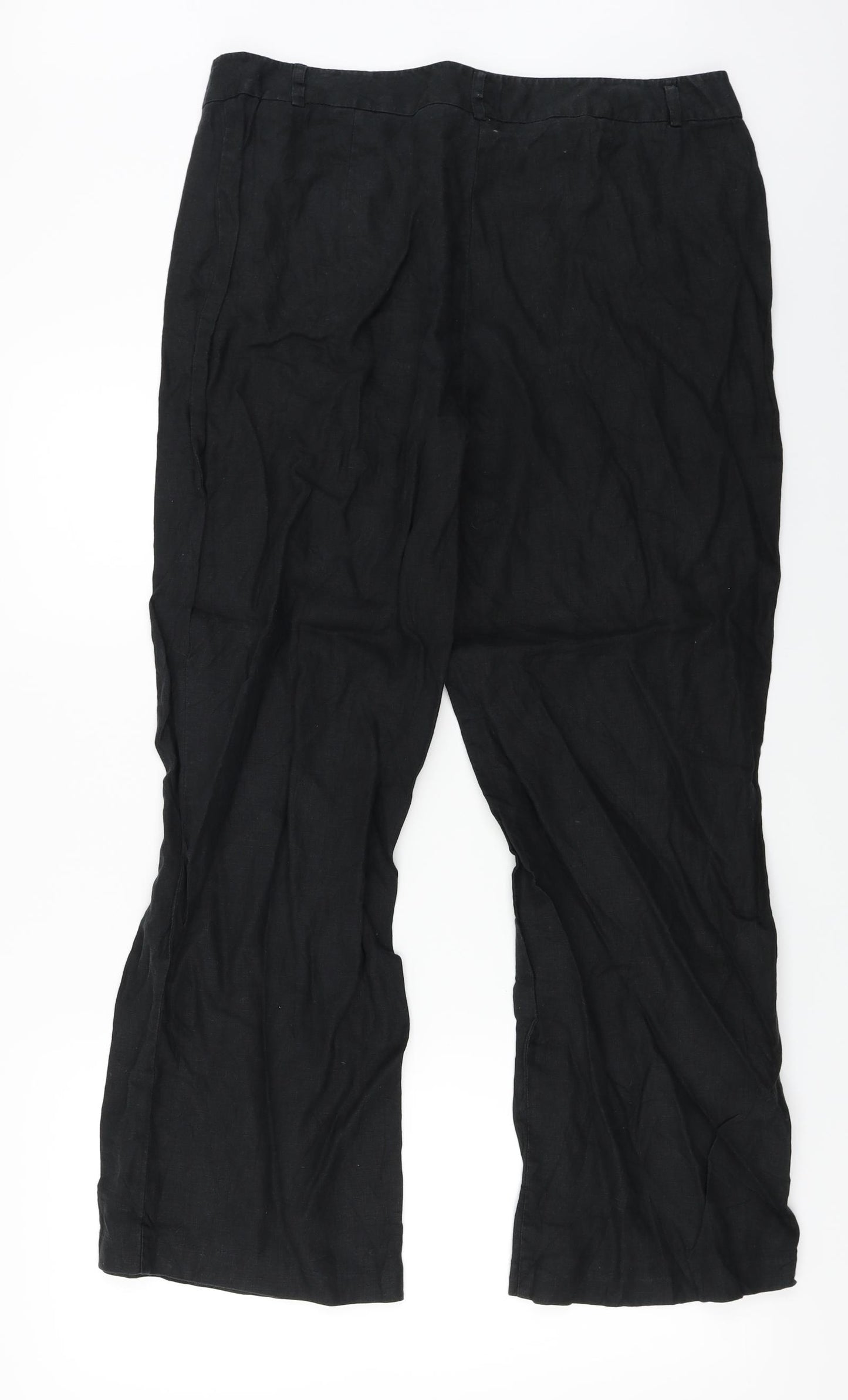 Marks and Spencer  Womens Black   Trousers  Size 16 L26 in