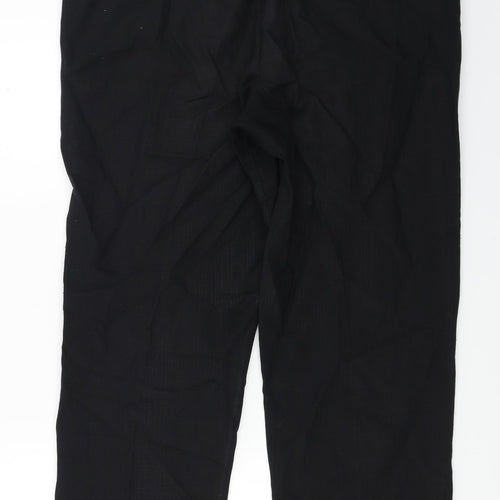 Preworn  Womens Black   Trousers  Size 36 in L24 in