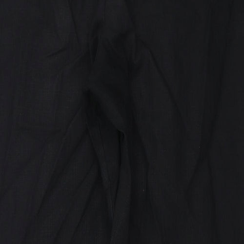 Preworn  Womens Black   Trousers  Size 36 in L24 in