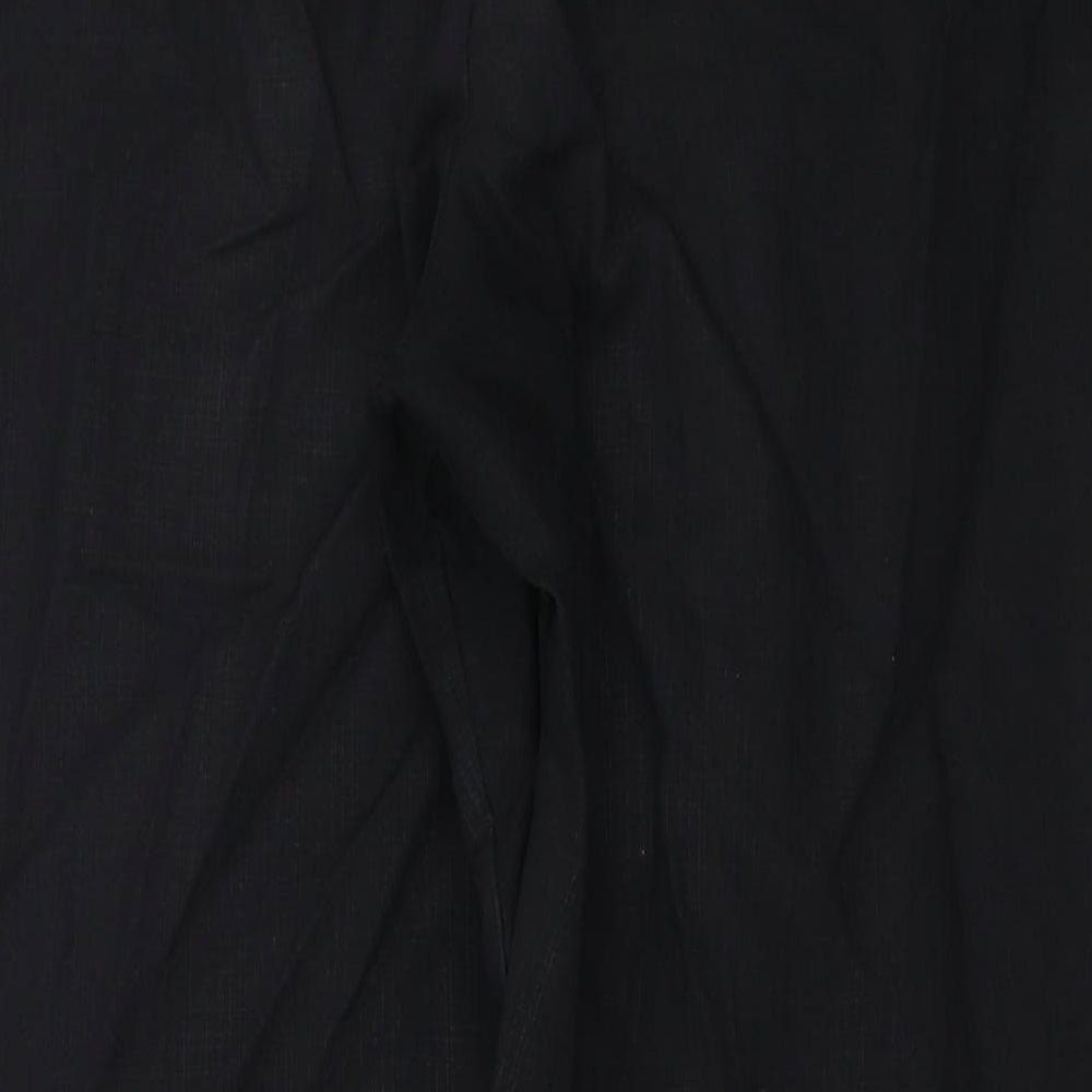 Preworn  Womens Black   Trousers  Size 36 in L24 in