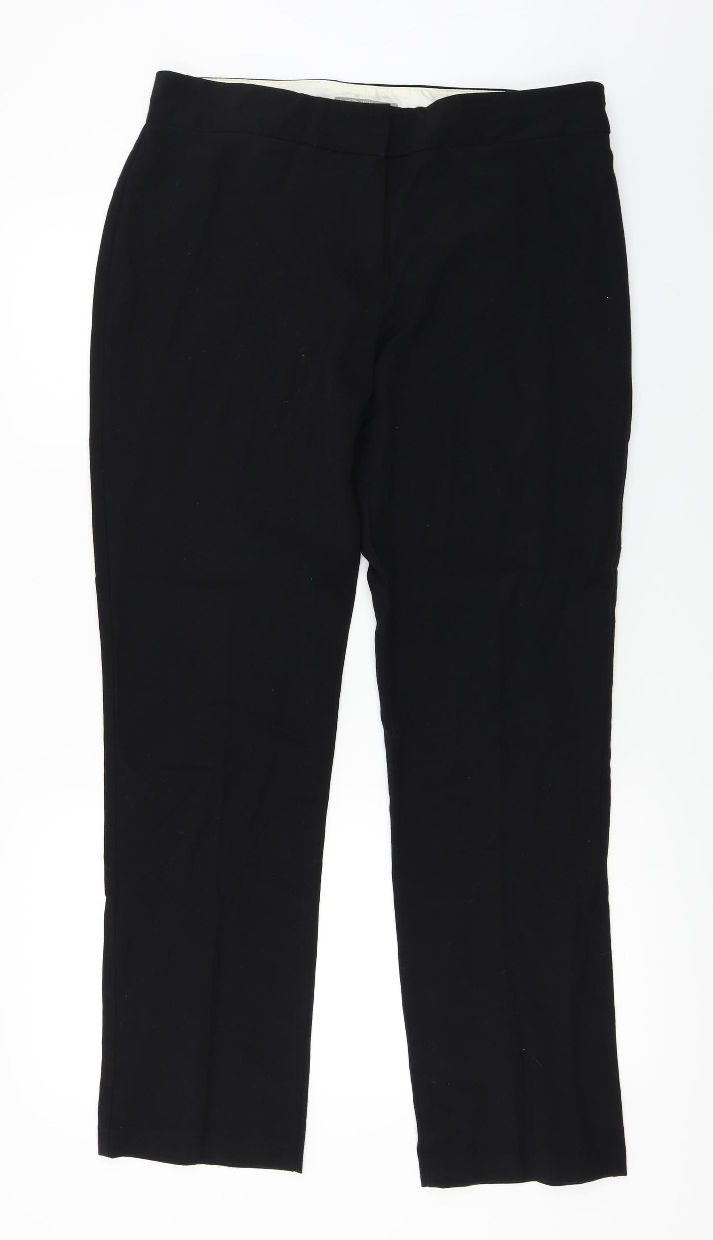 Marks and Spencer  Womens Black   Trousers  Size 14 L26 in