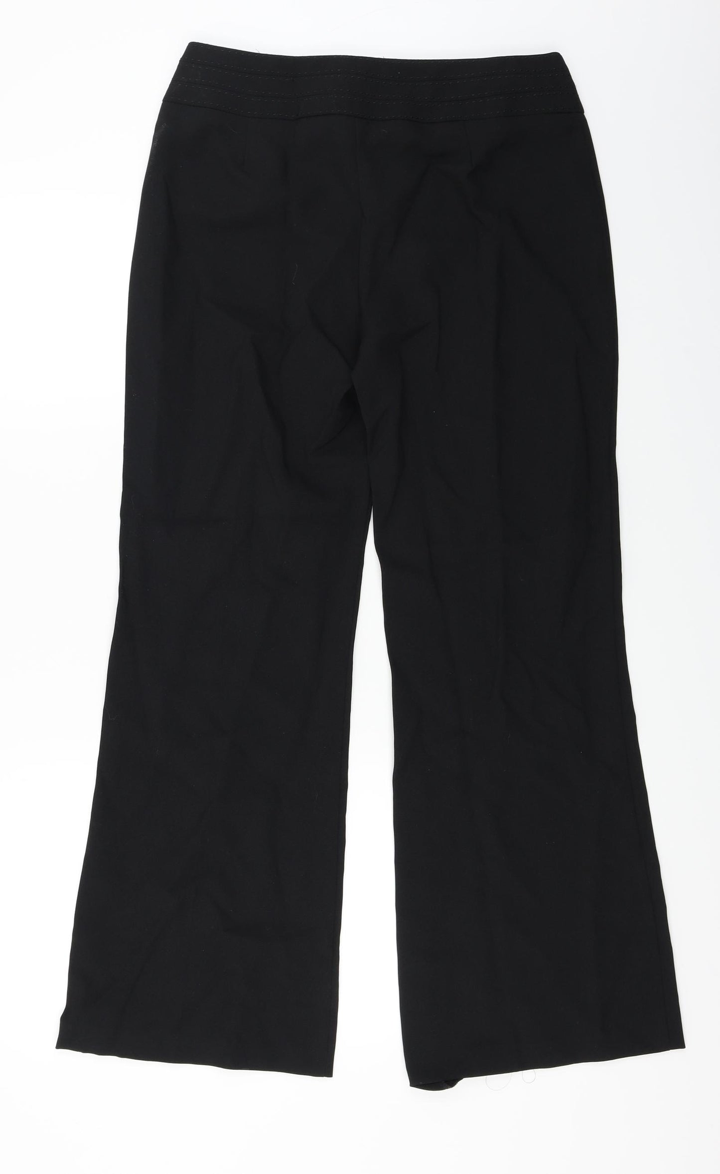 F&F  Womens Black   Trousers  Size 10 L27 in