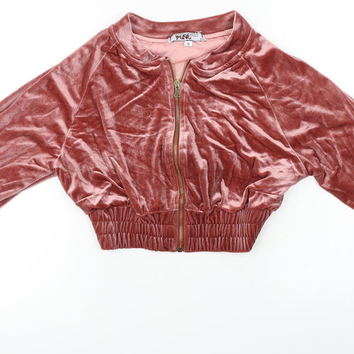 PORTABELLO  Womens Pink   Full Zip Jumper Size M