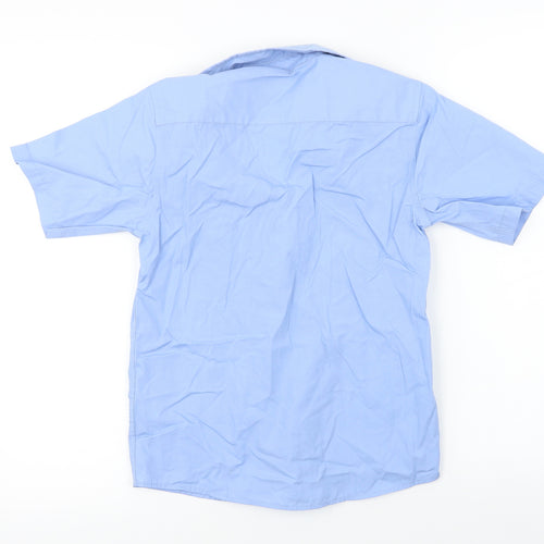 TU Boys Blue   Basic Button-Up Size 9 Years