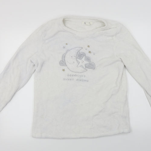 love to lounge    Womens White   Pullover Jumper Size M