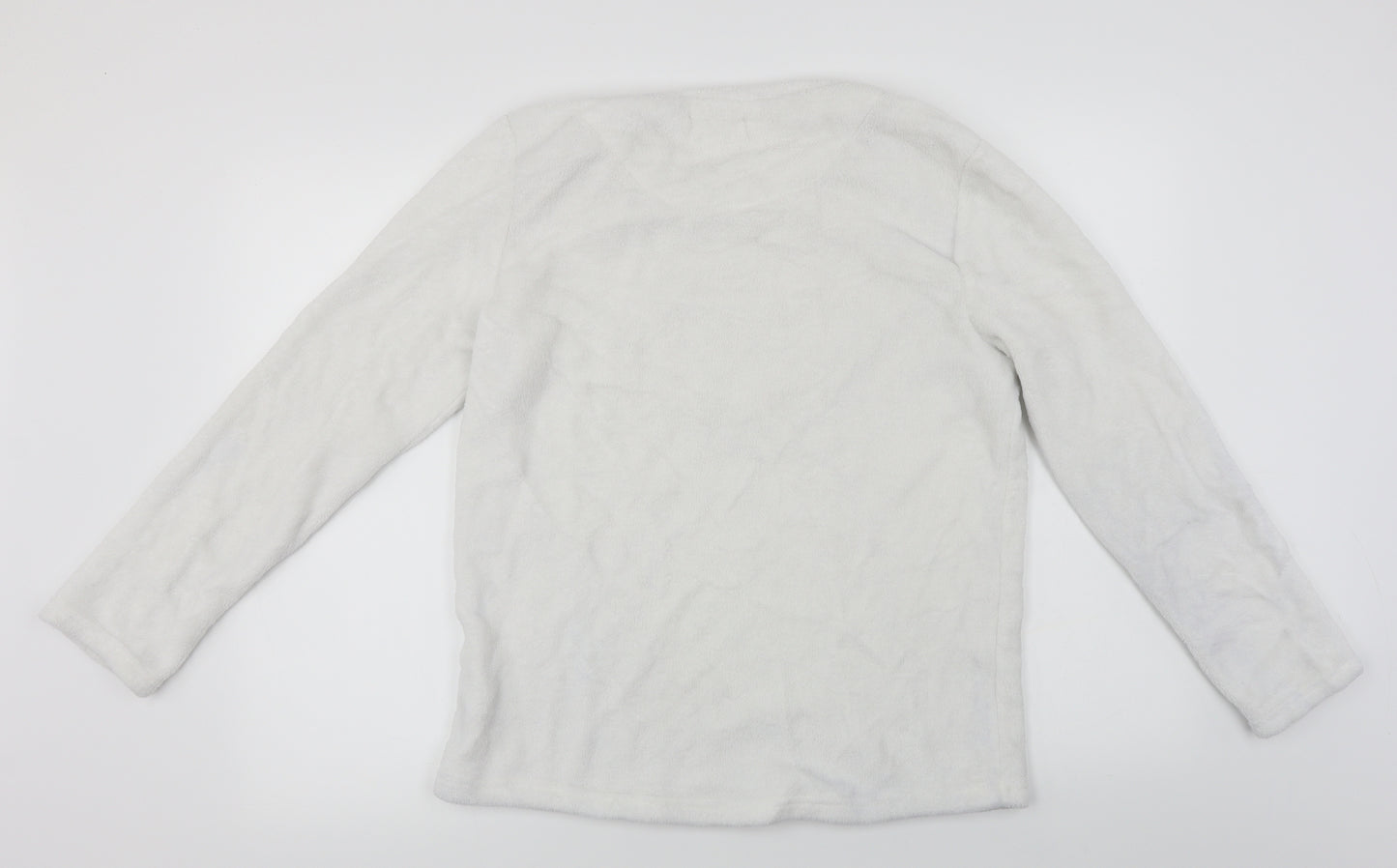 love to lounge    Womens White   Pullover Jumper Size M