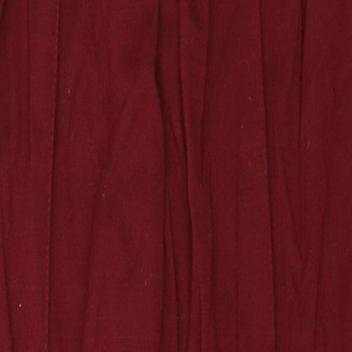Amber Womens Red   Trousers  Size 24 in L23 in