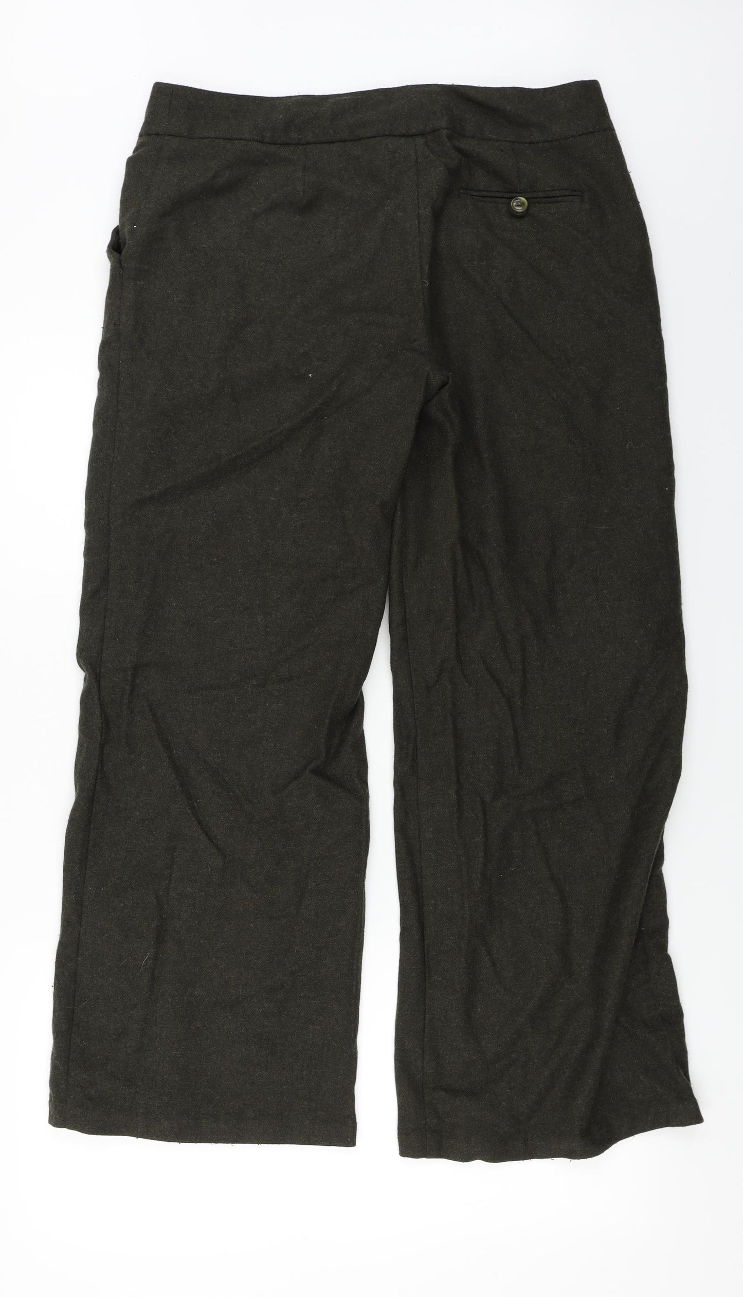 Marks and Spencer  Womens Brown   Trousers  Size 14 L25 in