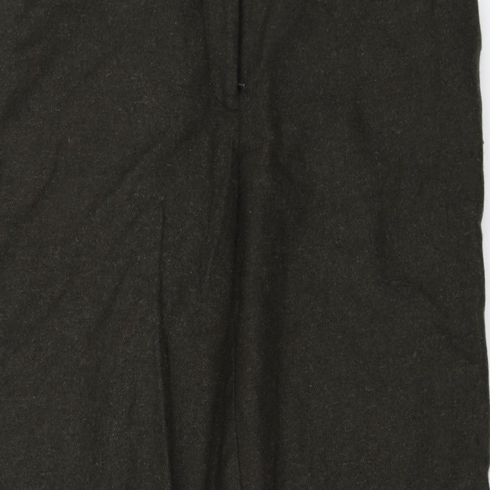 Marks and Spencer  Womens Brown   Trousers  Size 14 L25 in