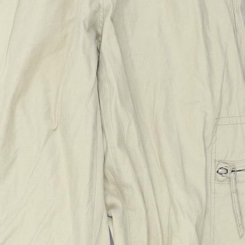 Quick Silver Mens Beige   Cargo Trousers Size M L27 in