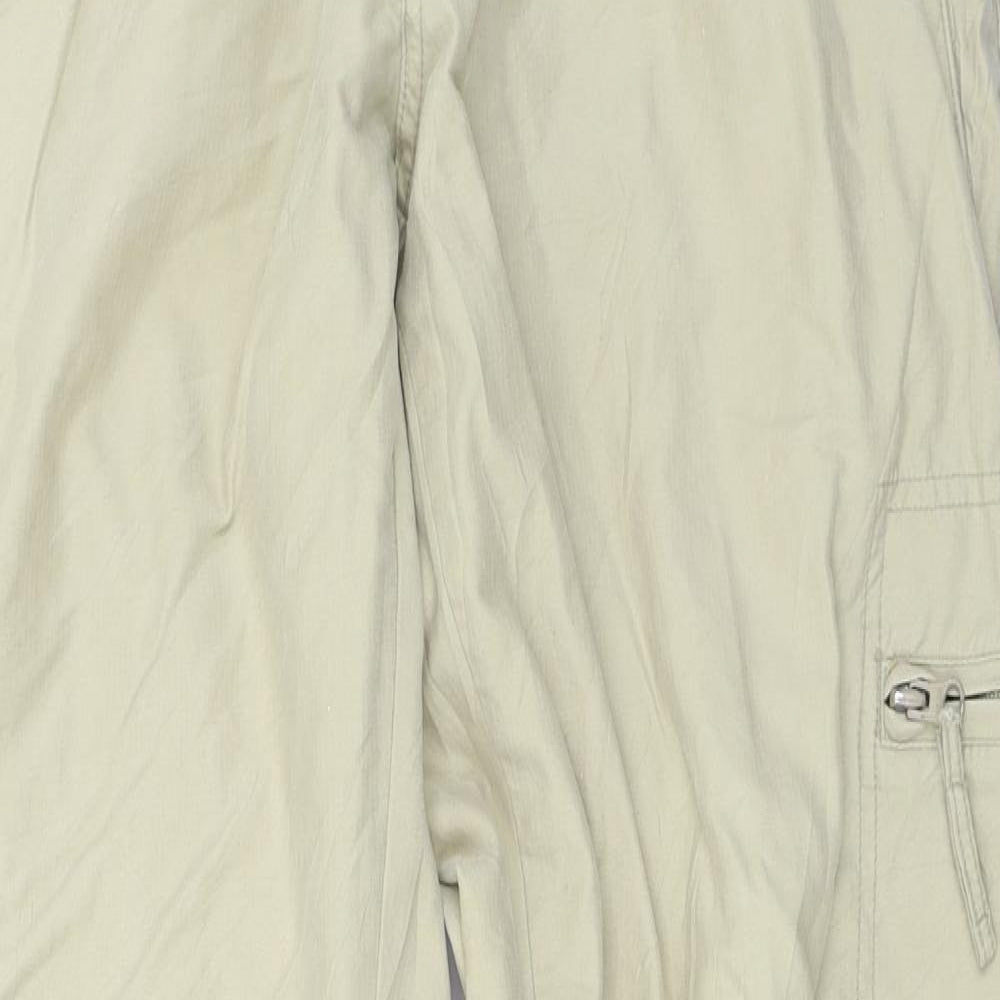 Quick Silver Mens Beige   Cargo Trousers Size M L27 in