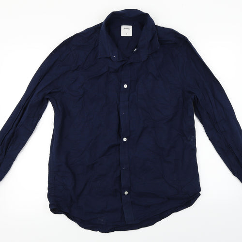 Burton  Mens Blue    Button-Up Size L