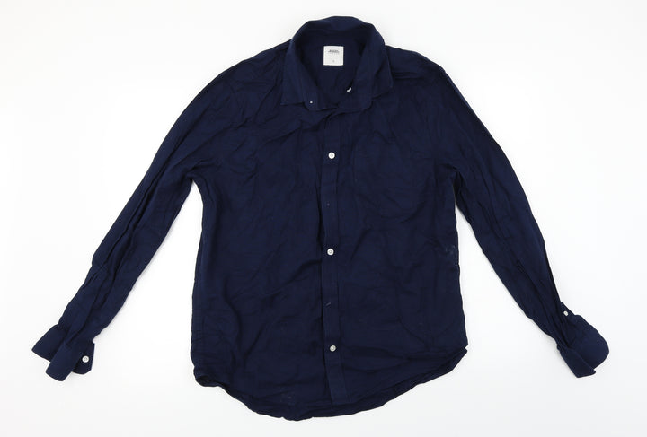 Burton Mens Blue Button-Up Size L