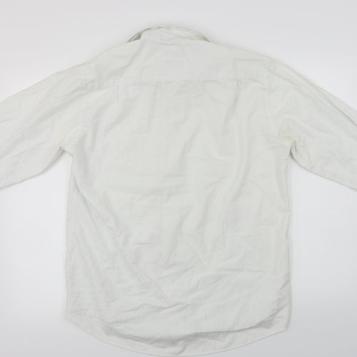 Taylor & Wright  Mens White    Dress Shirt Size M
