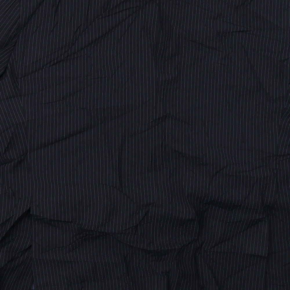 Marks and Spencer  Mens Black Striped  Jacket Blazer Size 42