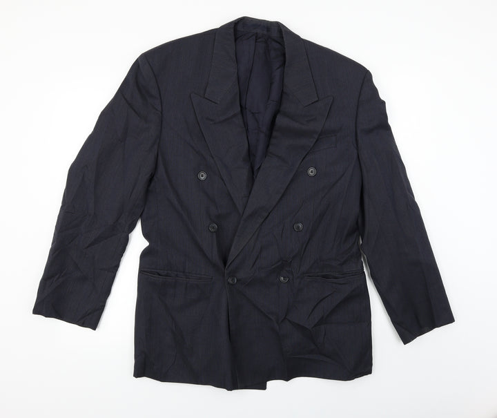 Marks and Spencer Mens Black Jacket Blazer Size 40