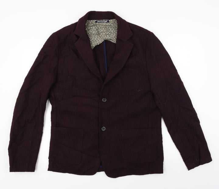 Armata di Mare Womens Purple Jacket Coat Size XL