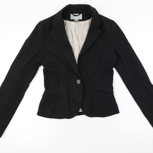 H&M Womens Black   Jacket Blazer Size 6
