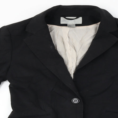 H&M Womens Black   Jacket Blazer Size 6
