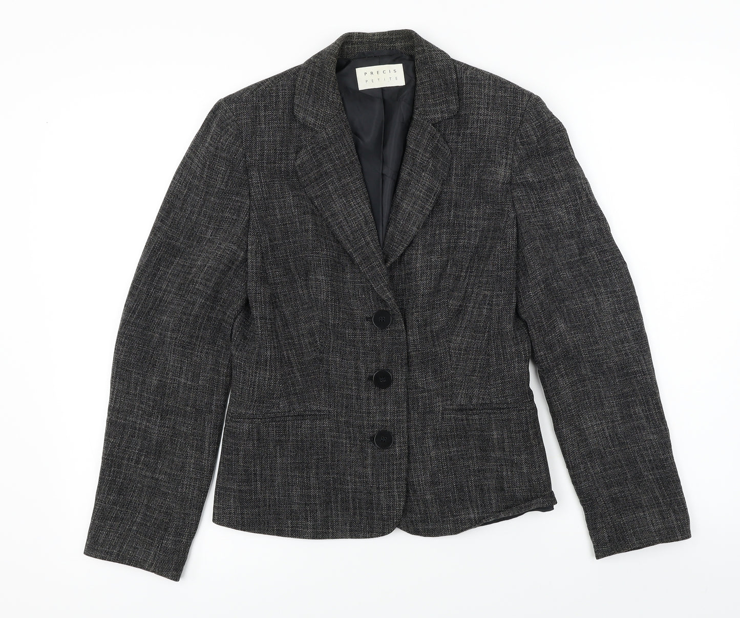 Precic  Womens Grey   Jacket Blazer Size 8