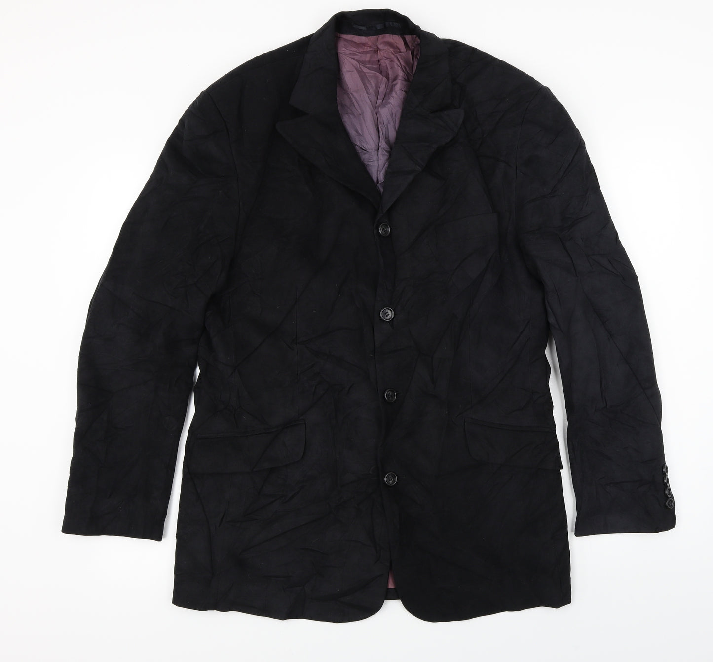 Wilson  Mens Black   Jacket Blazer Size 38