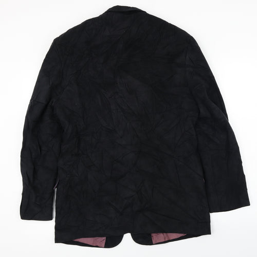 Wilson  Mens Black   Jacket Blazer Size 38