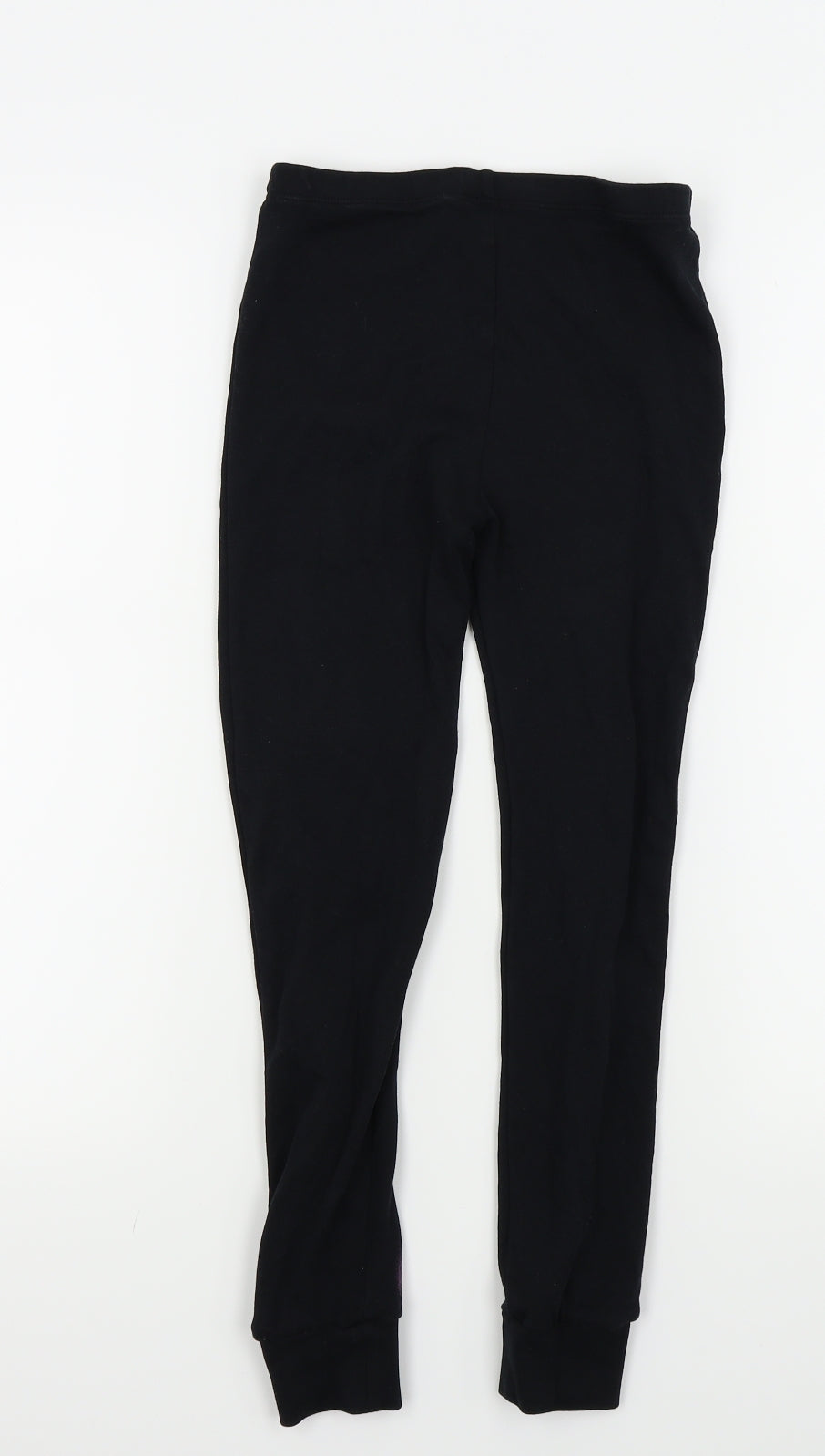 George Girls Black Colourblock  Jogger Trousers Size 8-9 Years - Halloween