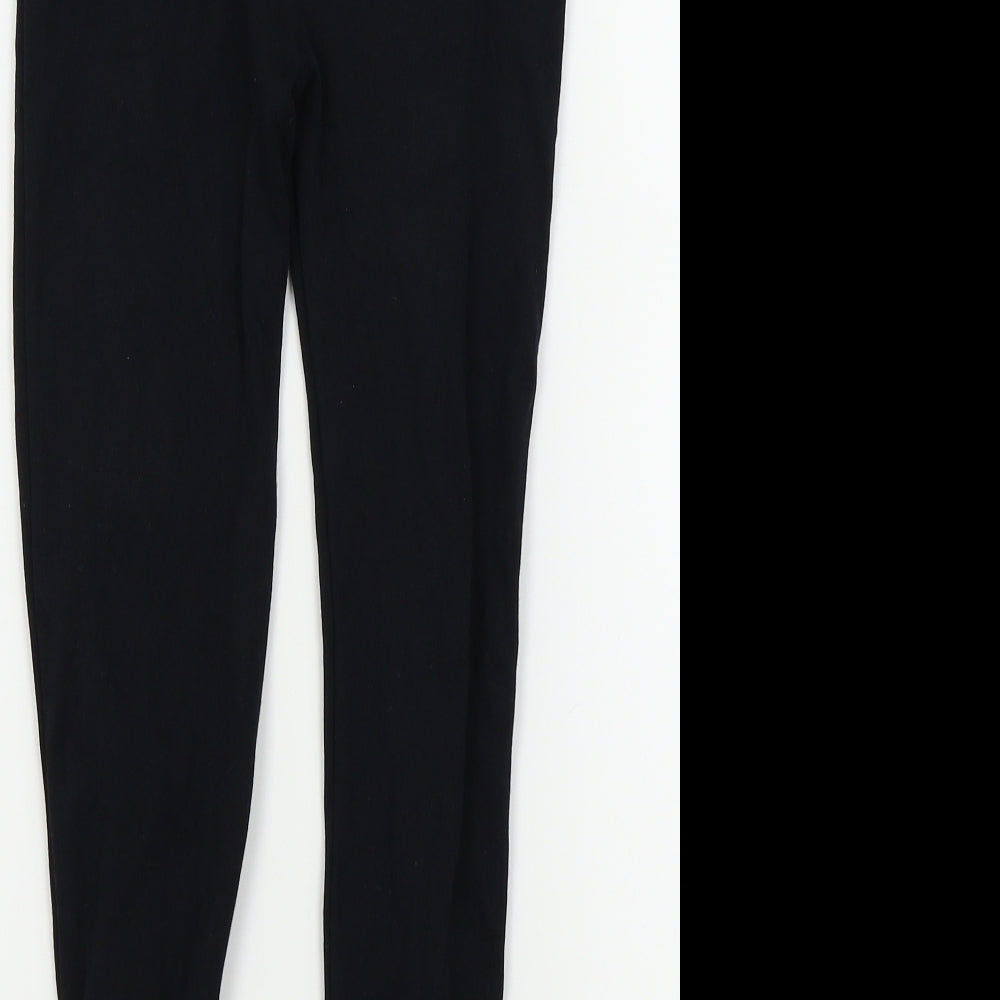 George Girls Black Colourblock  Jogger Trousers Size 8-9 Years - Halloween