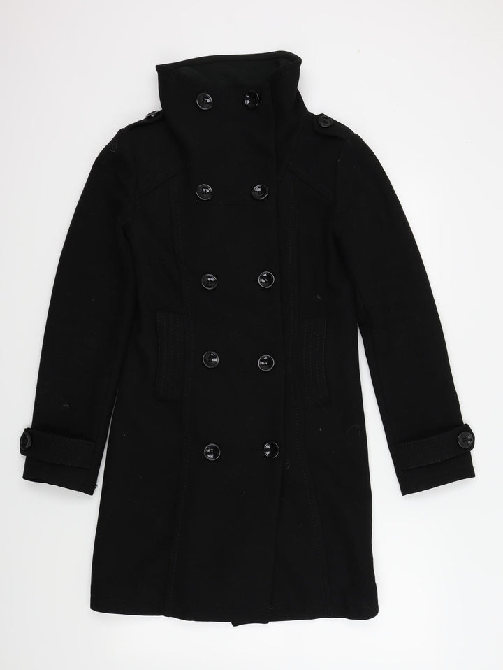 Divided Womens Black Jacket Coat