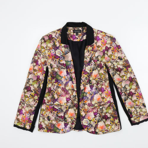 Topshop Womens Multicoloured Floral  Jacket  Size 6
