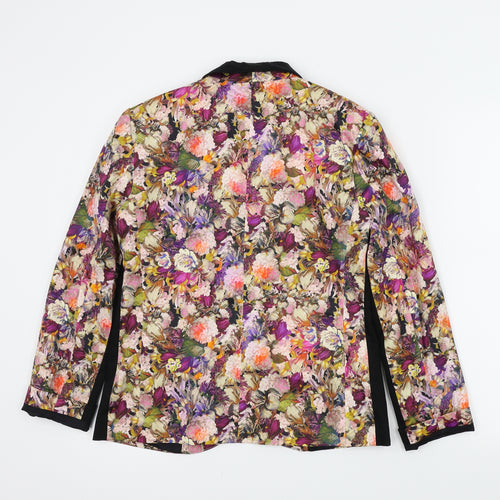 Topshop Womens Multicoloured Floral  Jacket  Size 6