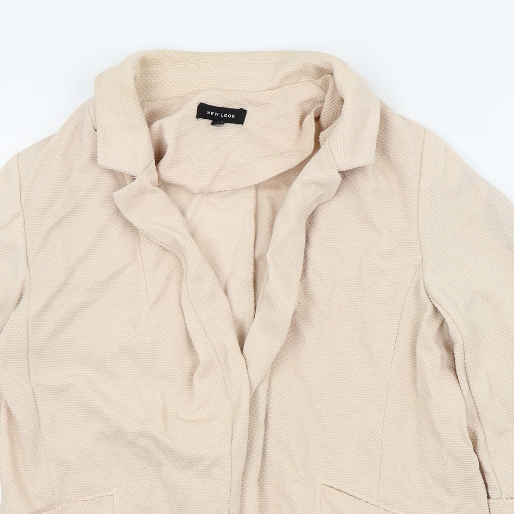 New Look Womens Pink   Jacket Coatigan Size 12