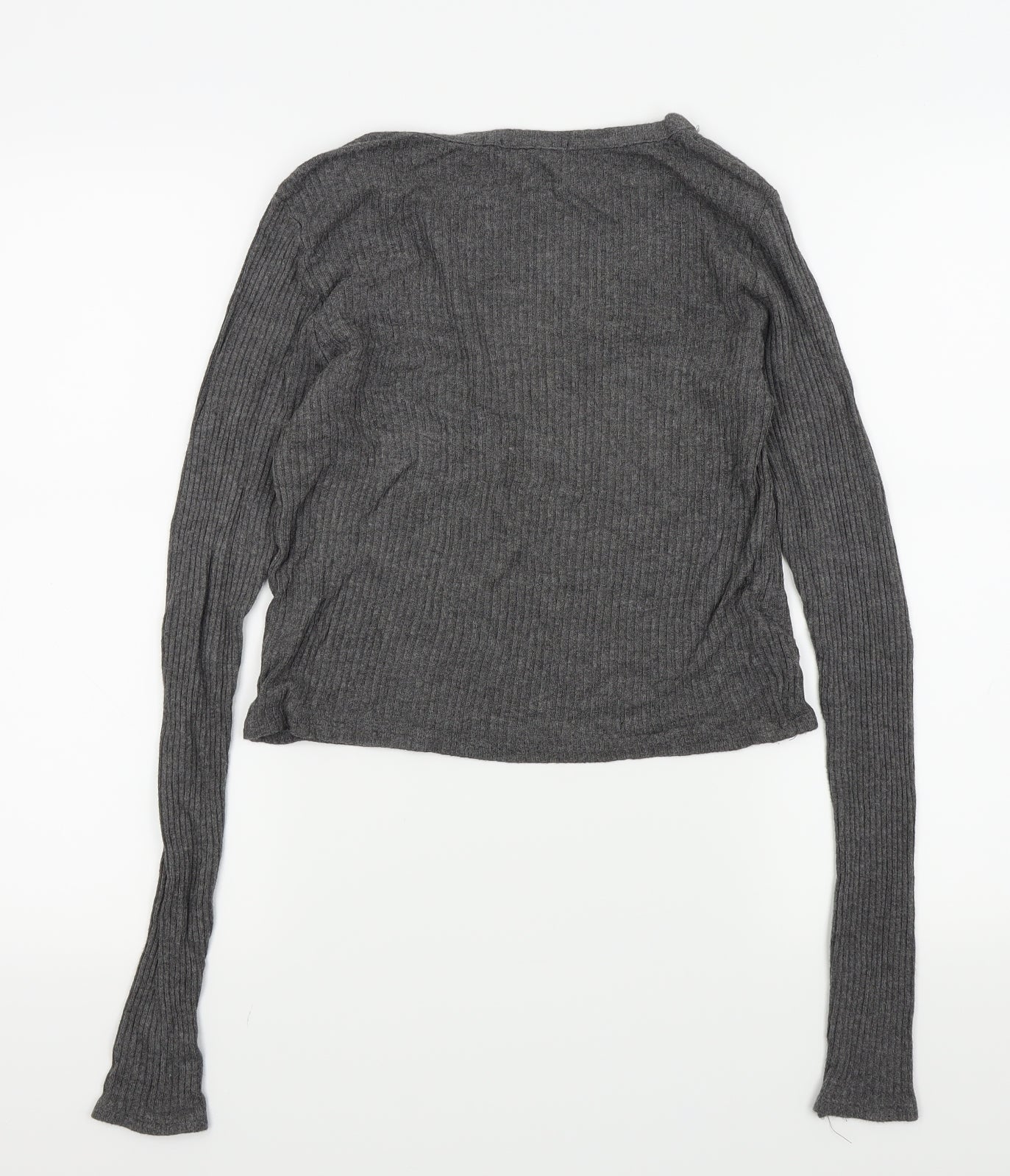 Brandy Melville Womens Grey   Basic T-Shirt One Size