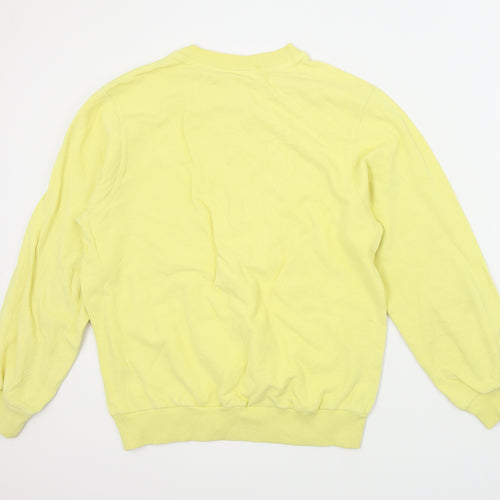 Lacoste Mens Yellow   Pullover Jumper Size L
