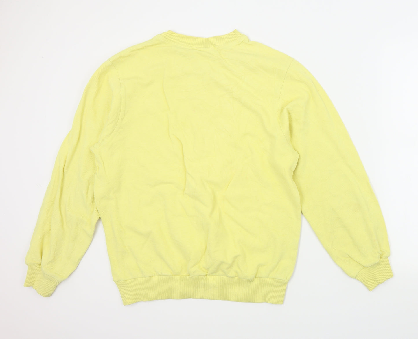 Lacoste Mens Yellow   Pullover Jumper Size L