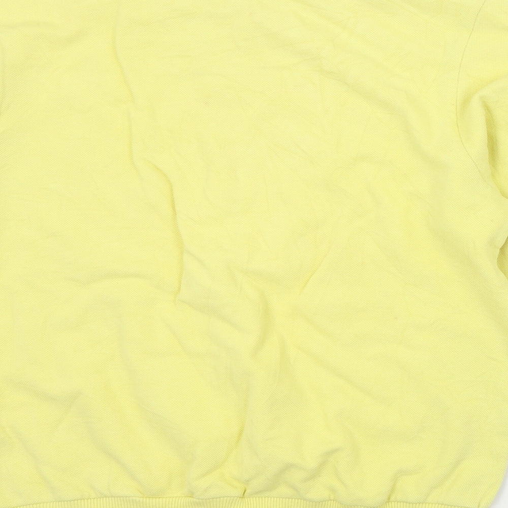Lacoste Mens Yellow   Pullover Jumper Size L