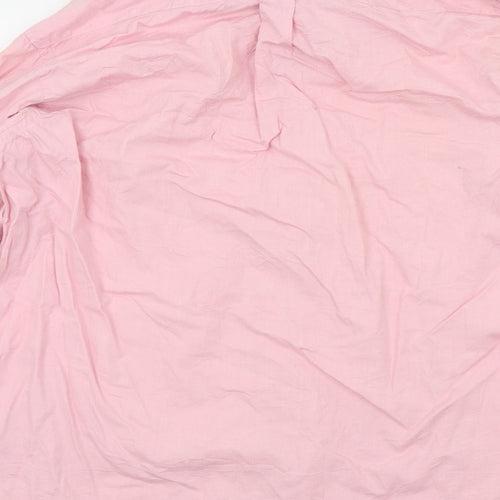 Liberty Mens Pink Colourblock   Button-Up Size 16