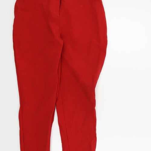 Missguided Womens Red   Trousers  Size 10 L20 in