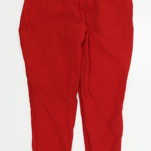 Missguided Womens Red   Trousers  Size 10 L20 in