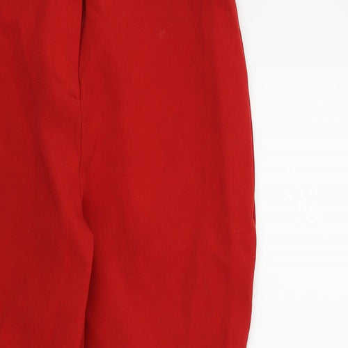 Missguided Womens Red   Trousers  Size 10 L20 in