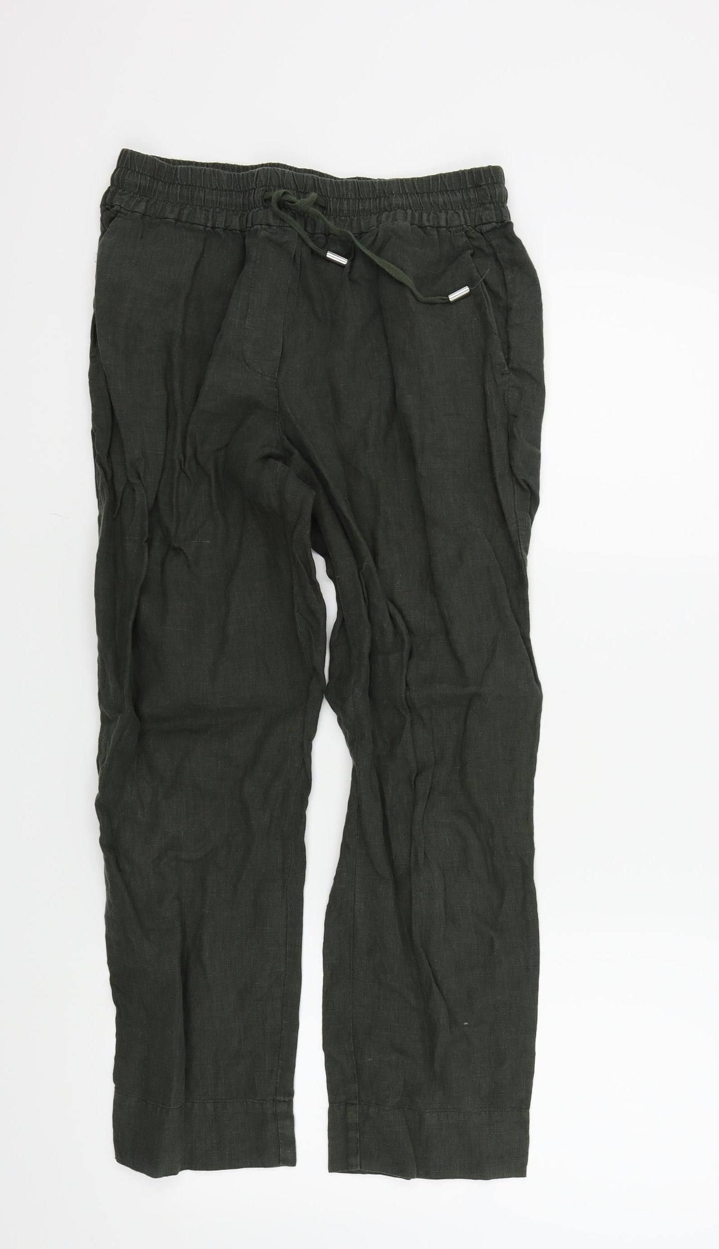 Whistles Womens Green   Trousers  Size 10 L28 in
