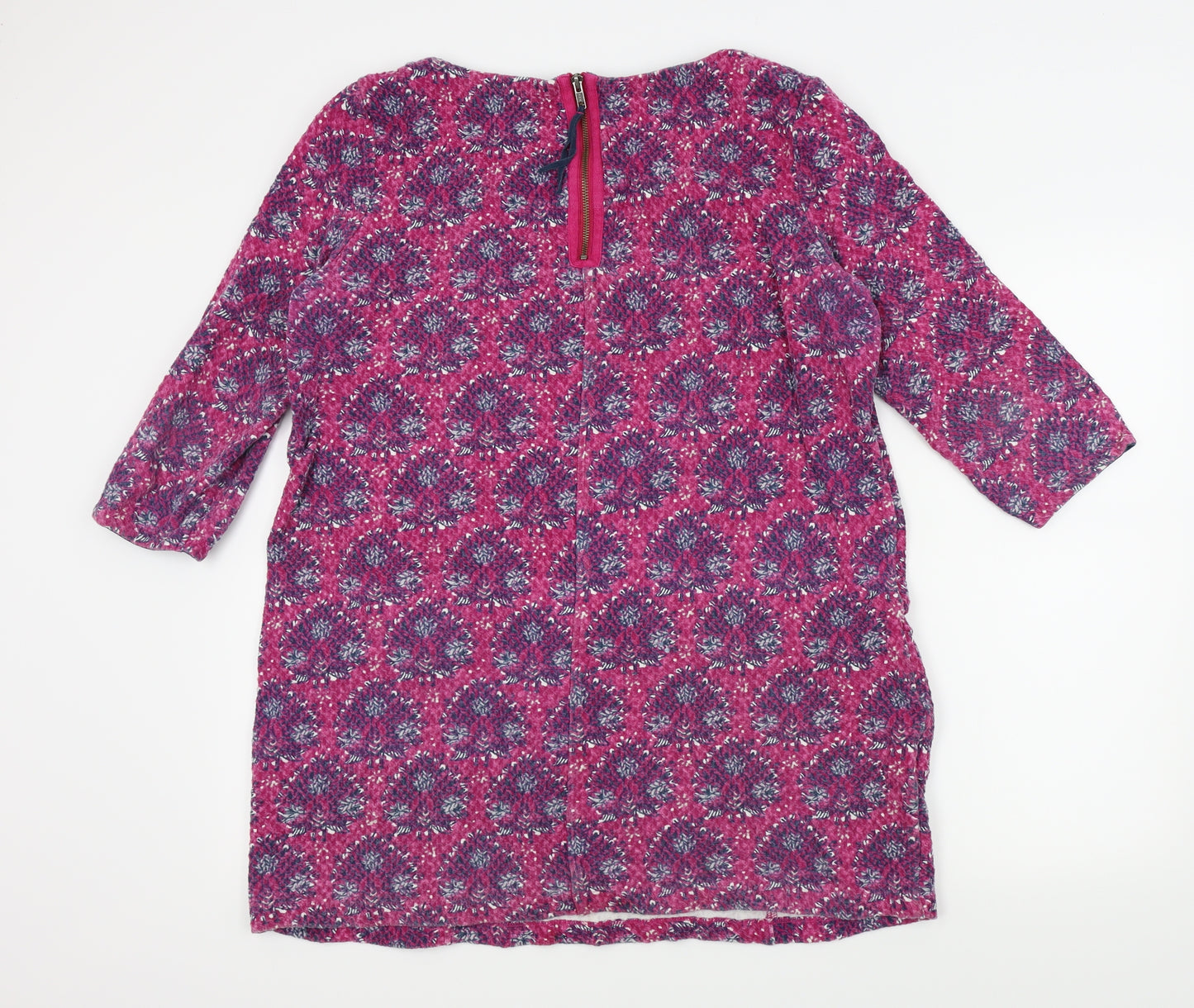 White Stuff Womens Pink Geometric  A-Line  Size 18