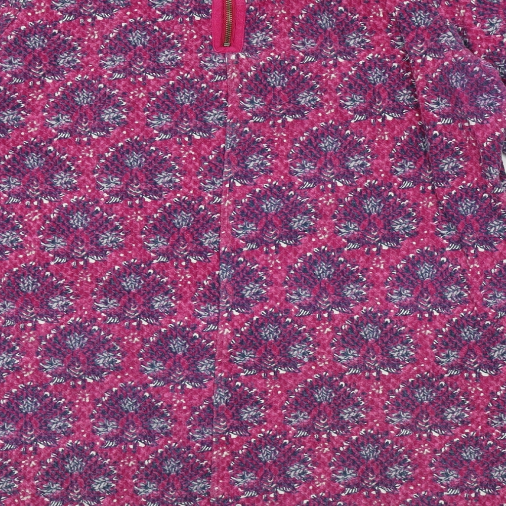 White Stuff Womens Pink Geometric  A-Line  Size 18