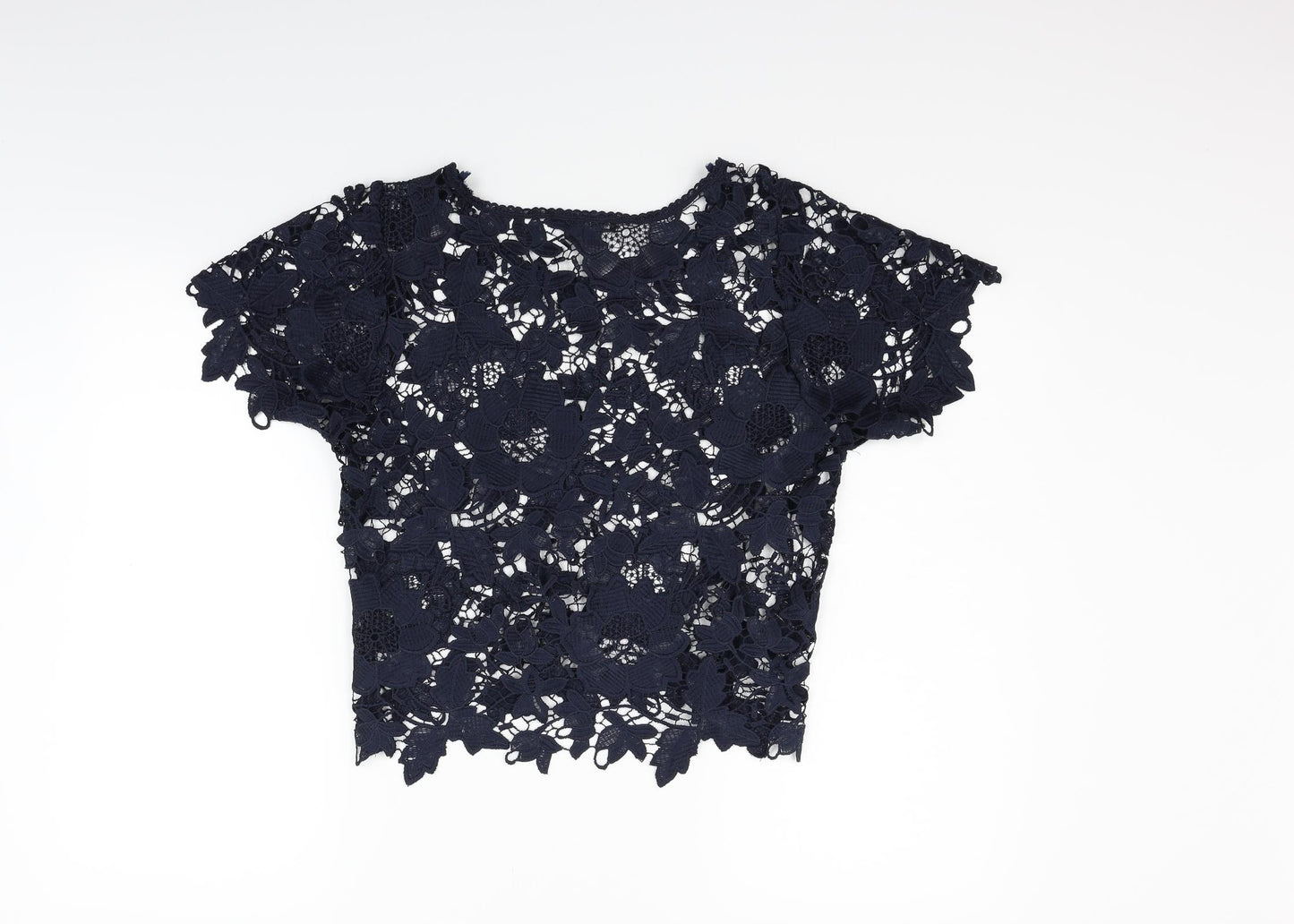 Atmosphere Womens Blue   Basic Blouse Size S  - open